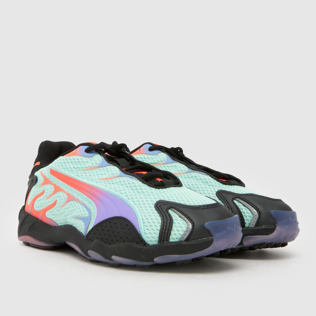 PUMA Inhale Girls Youth in Green Multi PUMA Inhale 1