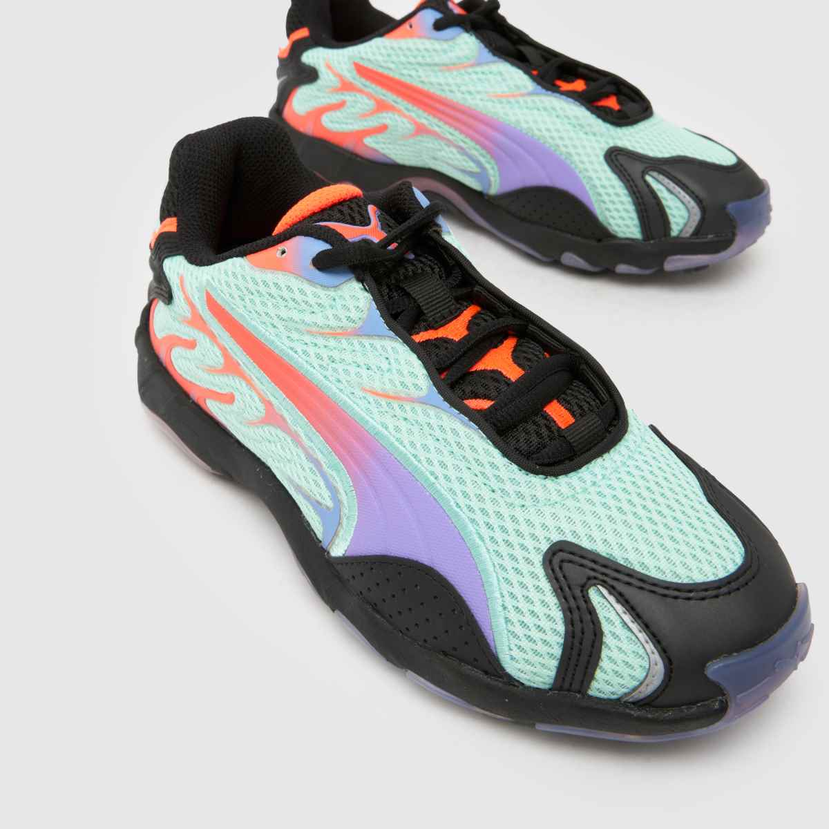 PUMA Inhale Girls Youth in Green Multi PUMA Inhale 4