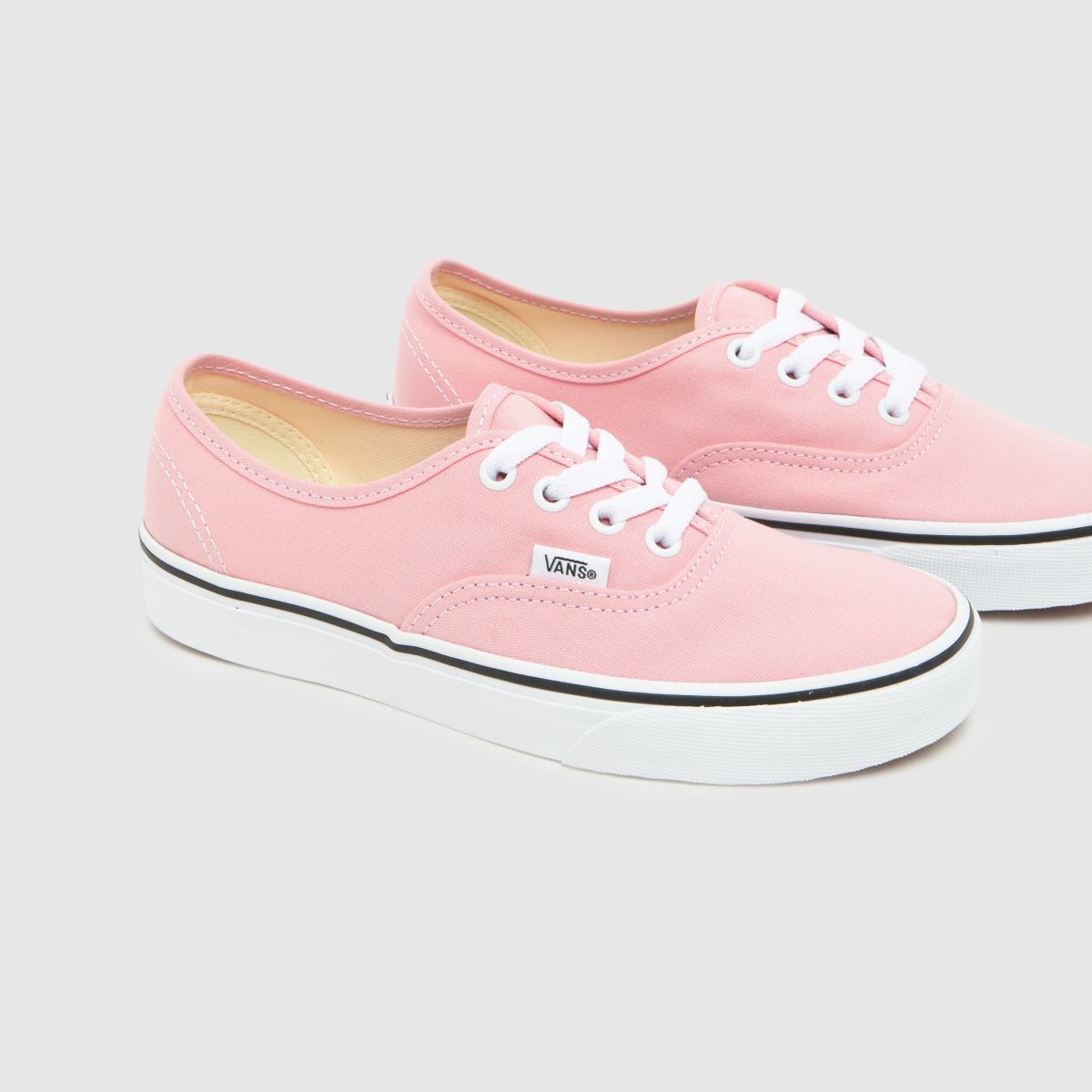 Vans Authentic Girls Youth in Pale Pink Vans Authentic 4
