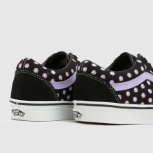 Vans Old Skool Girls Youth in Black & Purple Vans Old Skool,4 of 4