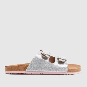 Girls Silver schuh Tropical Glitter Sandal Sandals | schuh