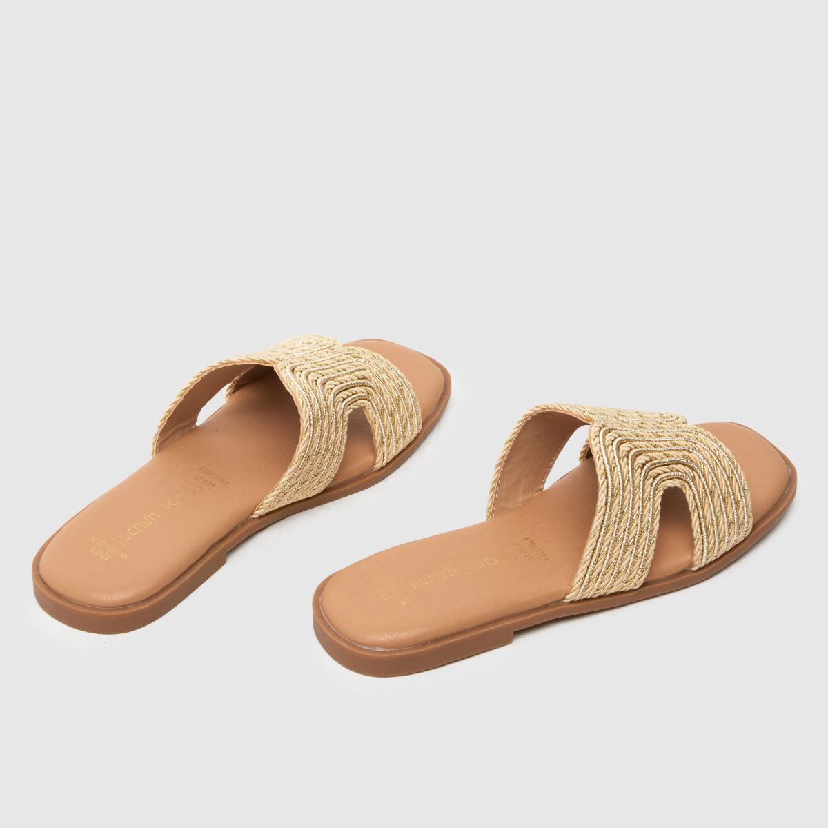 schuh Taken Mule Youth in Gold schuh Taken Mule 7
