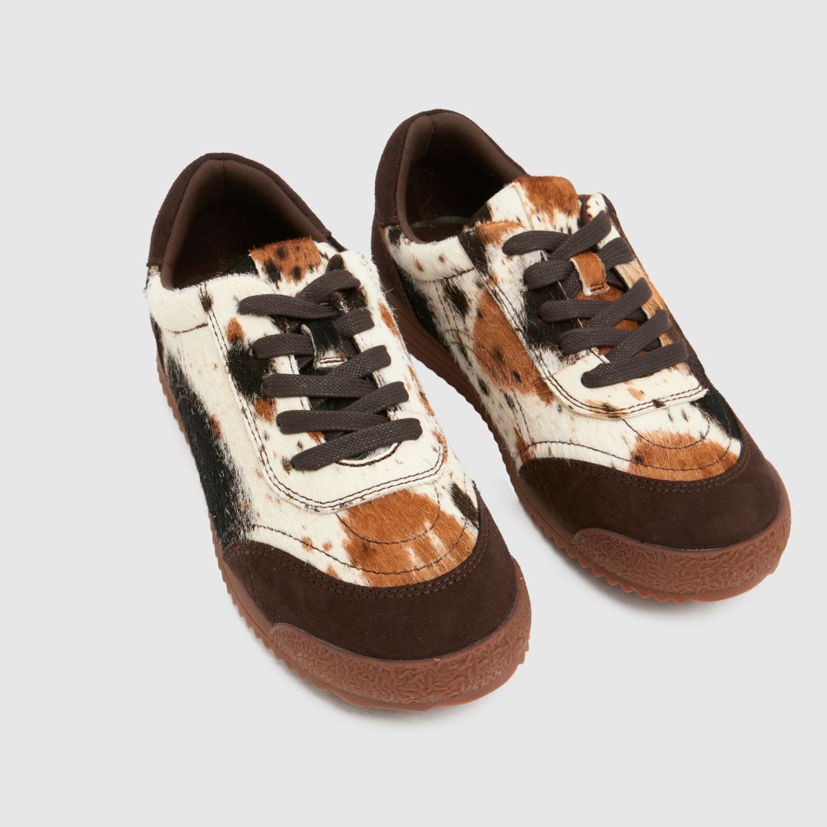 schuh Margot Leather Gum Sole Girls Youth in Beige & Brown schuh Margot Leather Gum Sole 4