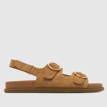 schuh Tan Twist Footbed Girls Youth