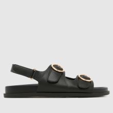 schuh Twist Footbed Girls Youth in Black schuh Twist Footbed,1 of 4