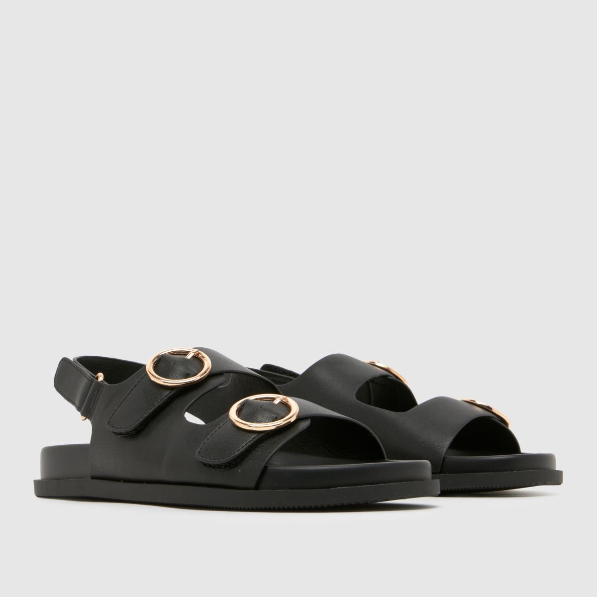 schuh Twist Footbed Girls Youth in Black schuh Twist Footbed 1