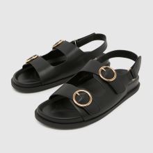 schuh Twist Footbed Girls Youth in Black schuh Twist Footbed,3 of 4