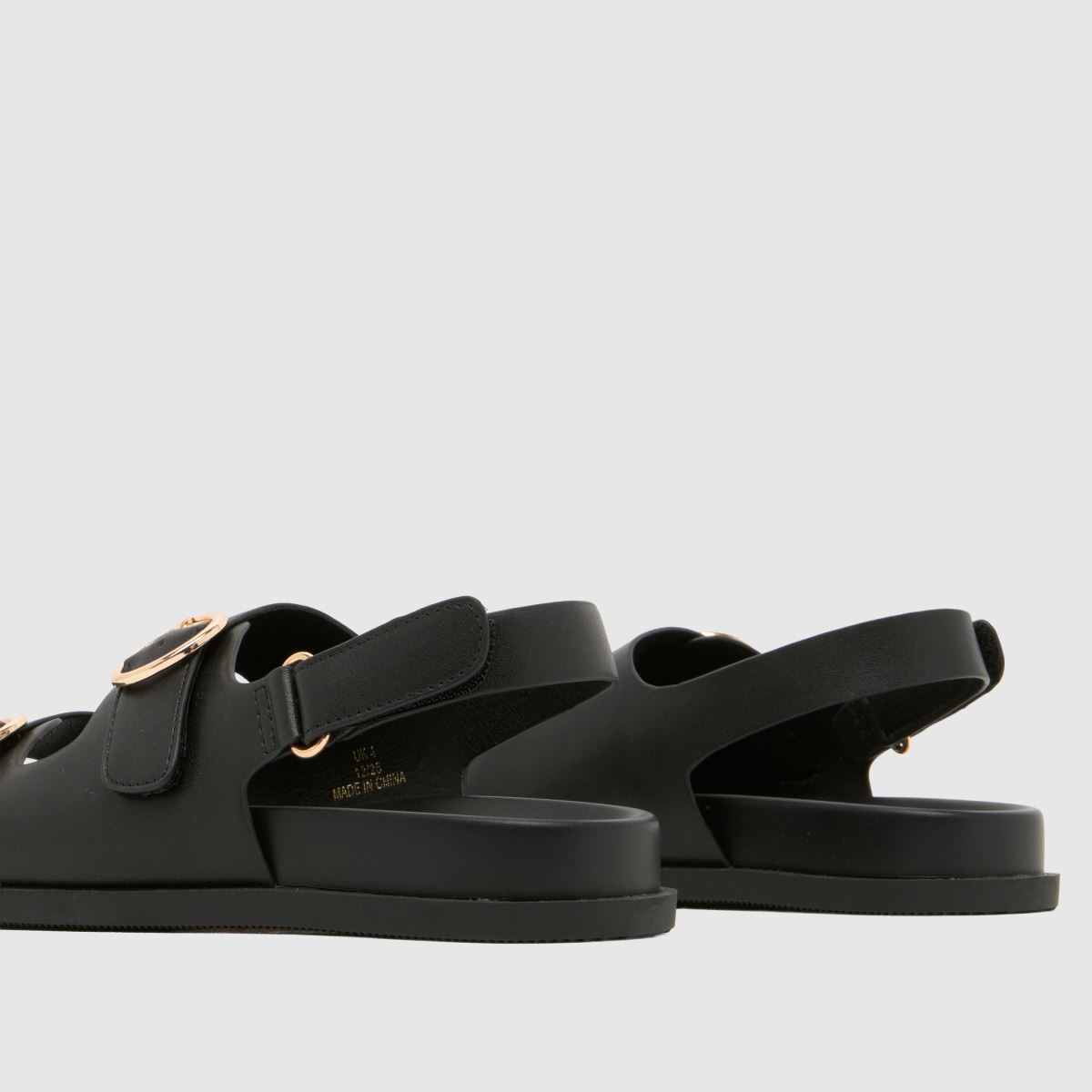 schuh Twist Footbed Girls Youth in Black schuh Twist Footbed 7